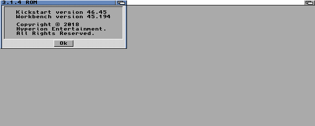 Screenshot of AmigaOS 3.1.4