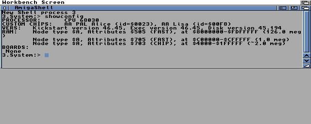 Screenshot of AmigaOS 3.1.4