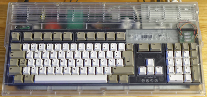 Amiga 1200 in Translucent Case